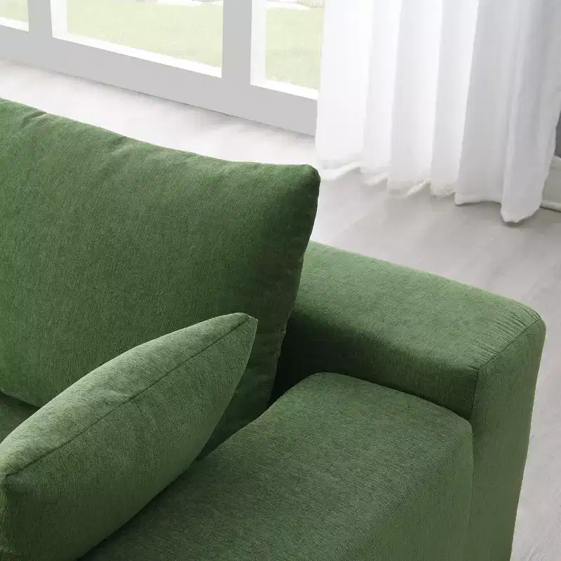 Canapé d'angle modulable 2 pièces Elio Modern de GDFStudio avec coussins