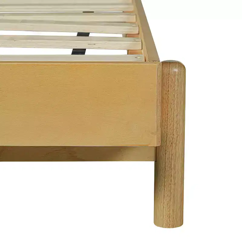 Christopher Knight Home Eliana Lit Plateforme en Bois 3 Pièces Style Mid-Century Moderne avec Tête de Lit et Tables de Chevet