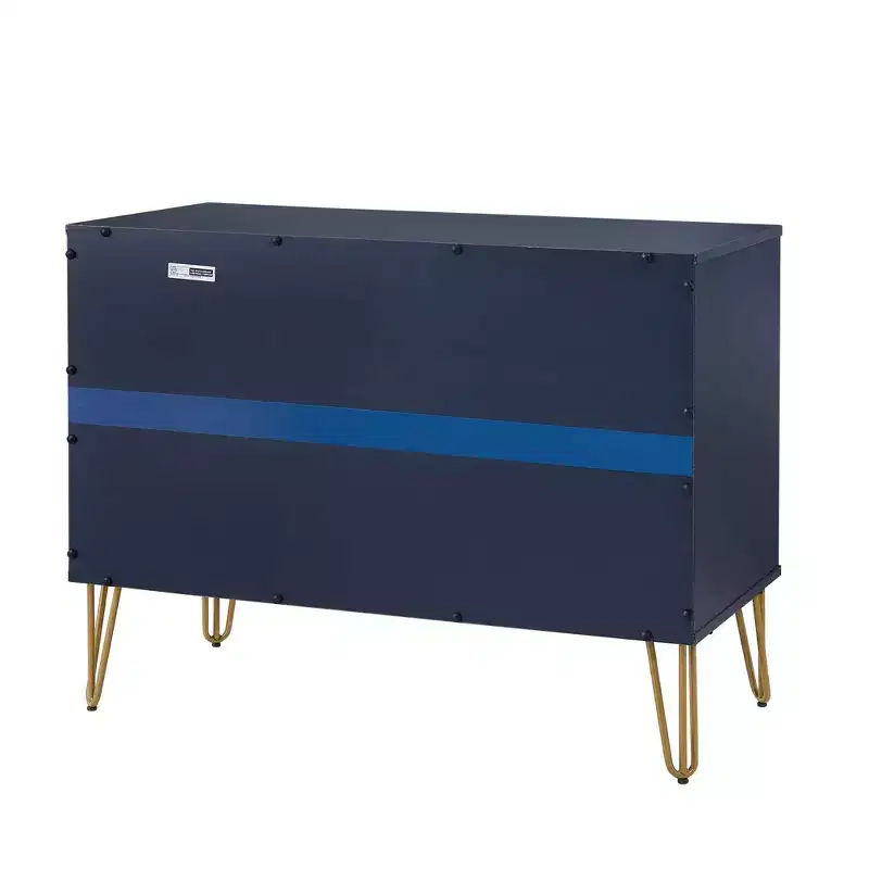 Ensemble commode 5 tiroirs, commode 3 tiroirs et table de chevet Manhattan Comfort Dumbo 3 pièces
