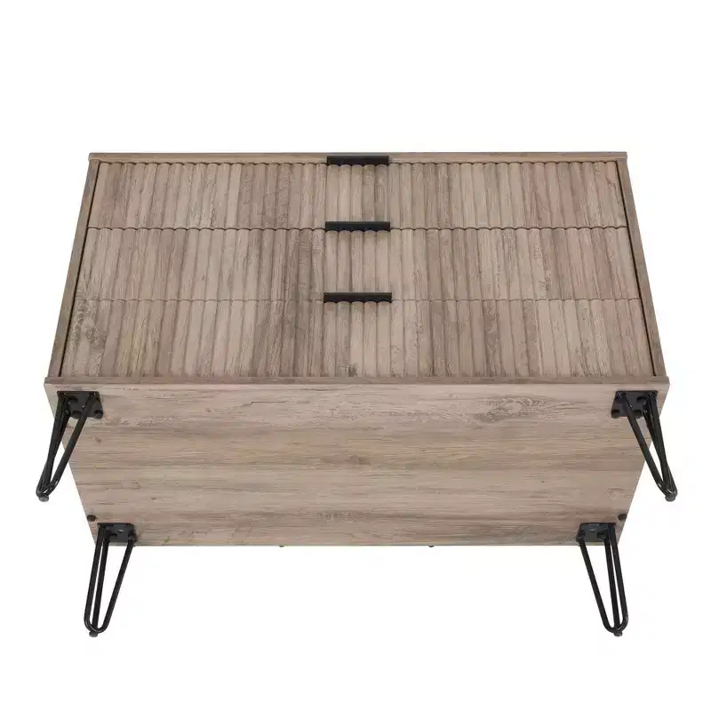 Ensemble commode 5 tiroirs, commode 3 tiroirs et table de chevet Manhattan Comfort Dumbo 3 pièces