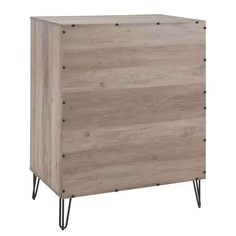 Ensemble commode 5 tiroirs, commode 3 tiroirs et table de chevet Manhattan Comfort Dumbo 3 pièces