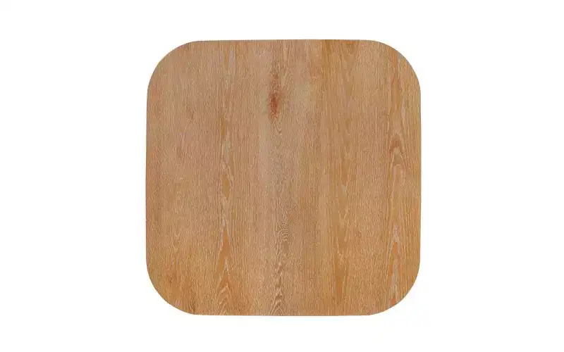 Table de cuisine en bois massif pour 2 à 4 personnes, table à manger carrée de 89 cm avec pieds coniques évasés, table minimaliste pour salon, appartement, petit espace
