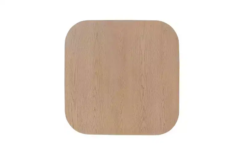 Table de cuisine en bois massif pour 2 à 4 personnes, table à manger carrée de 89 cm avec pieds coniques évasés, table minimaliste pour salon, appartement, petit espace