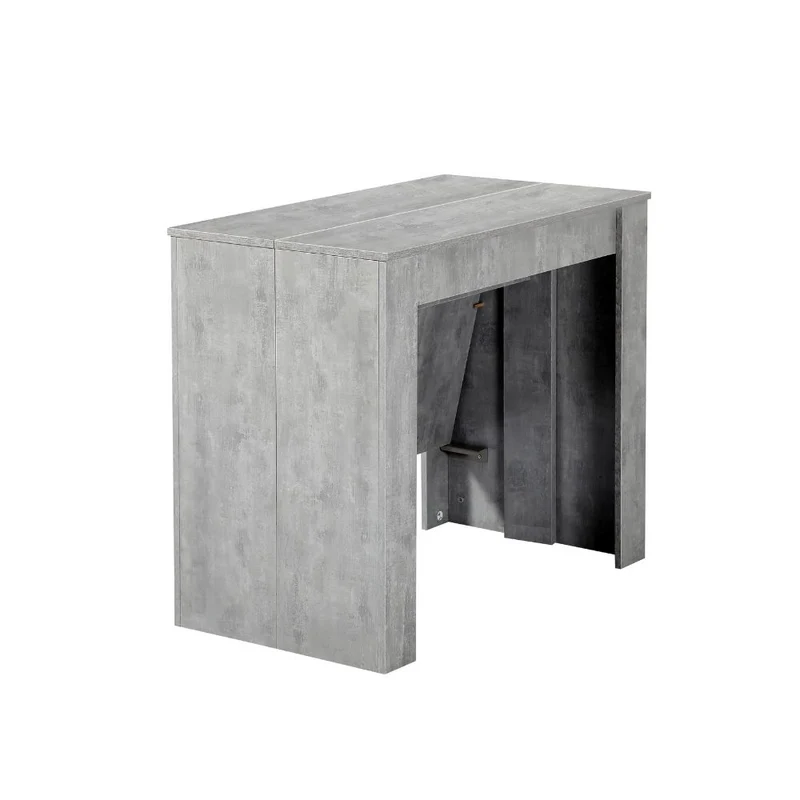 Tavolo consolle colore grigio 90x50 cm allungabile a 3 metri - Ofelia