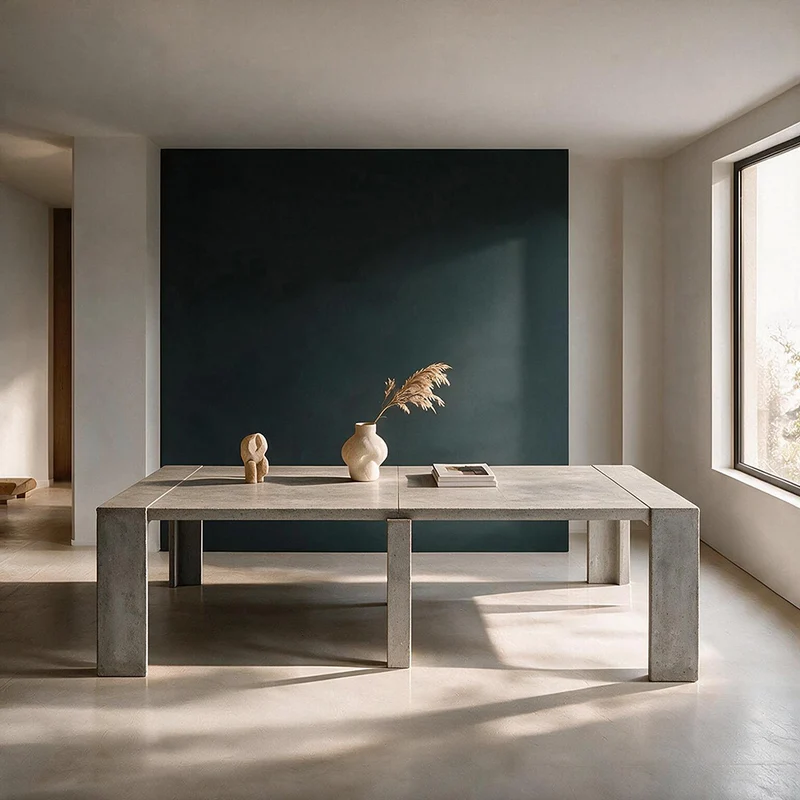 Tavolo consolle colore grigio 90x50 cm allungabile a 3 metri - Ofelia