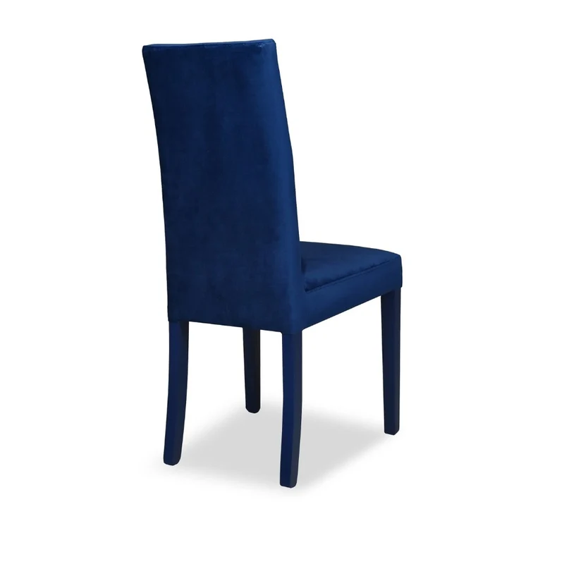 Set 2 sedie 3 bottoni velluto colore blu Montecarlo
