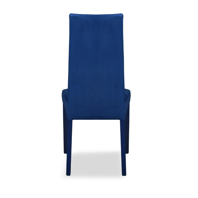 Set 2 sedie 3 bottoni velluto colore blu Montecarlo