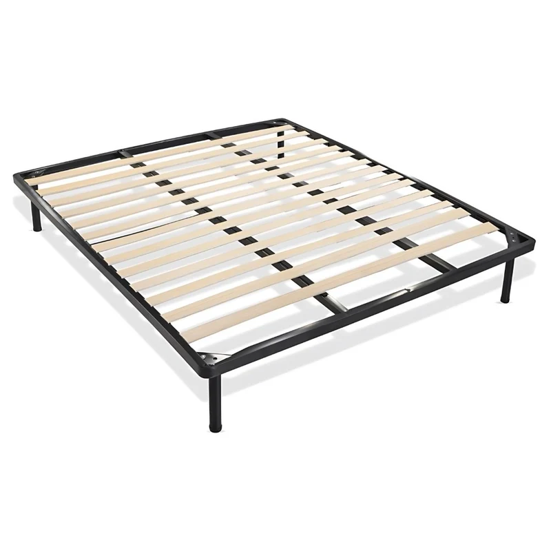 Rete a doghe matrimoniale con piedini 160x190 cm - RETEKIT160