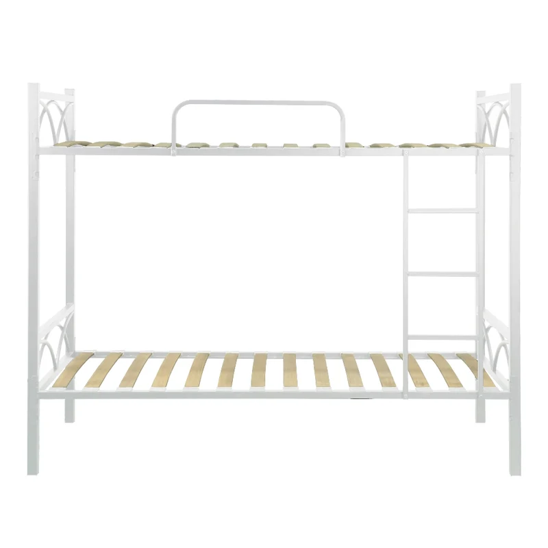 Letto a castello con reti incluse in metallo colore bianco - Wind