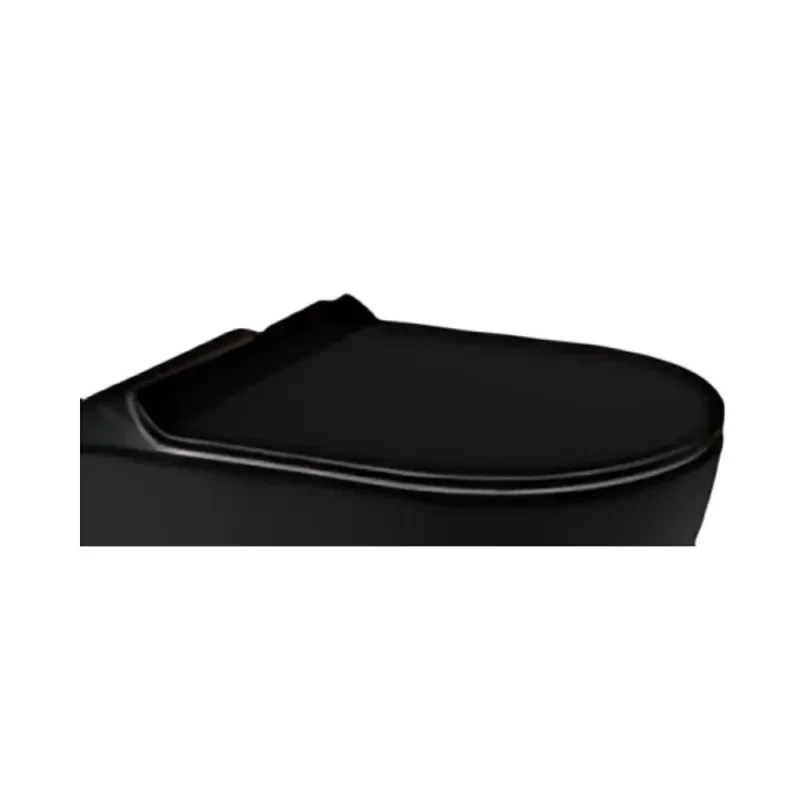 Copriwater cover in plastica colore nero opaco