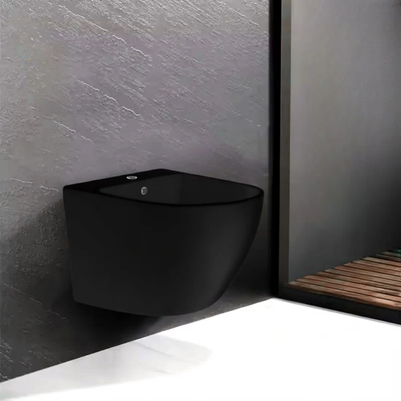 Bidet sospeso moderno colore nero opaco