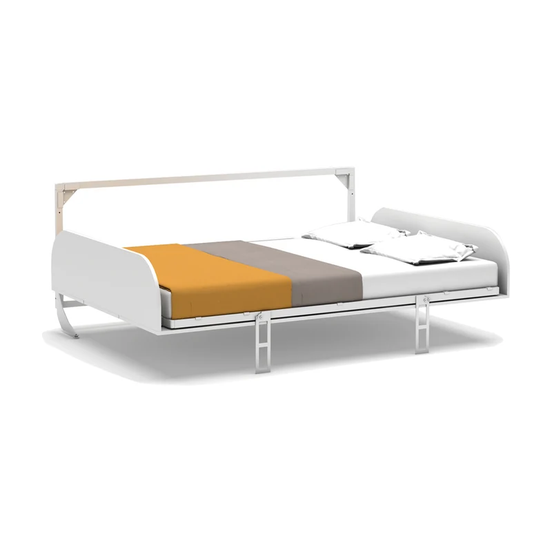 Letto matrimoniale a scomparsa colore bianco 214x148H cm - Simple