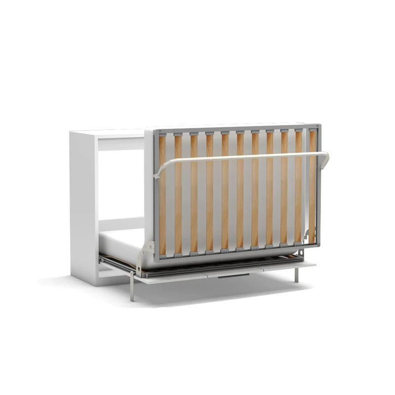 Letto matrimoniale pieghevole a scomparsa colore bianco 164x120H cm - Capsule