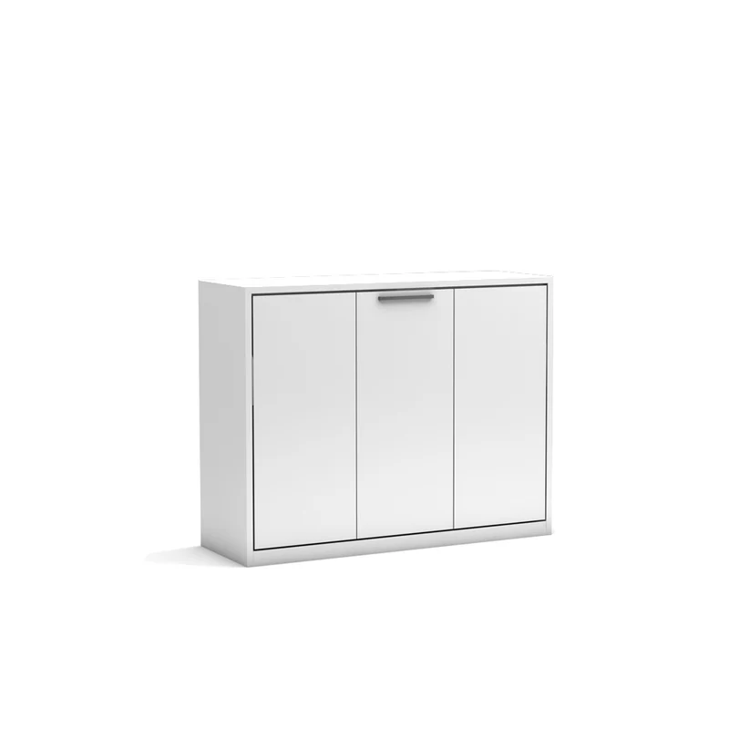 Letto matrimoniale pieghevole a scomparsa colore bianco 164x120H cm - Capsule