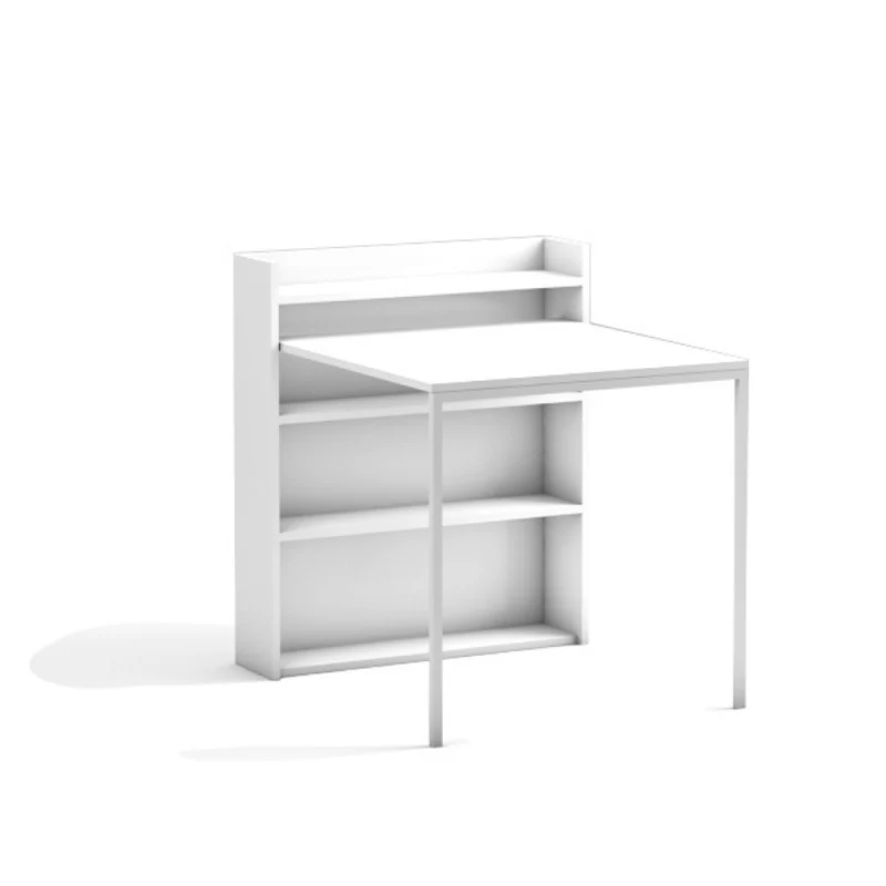 Tavolo scrivania a scomparsa colore bianco 80x20x93H cm - Maso