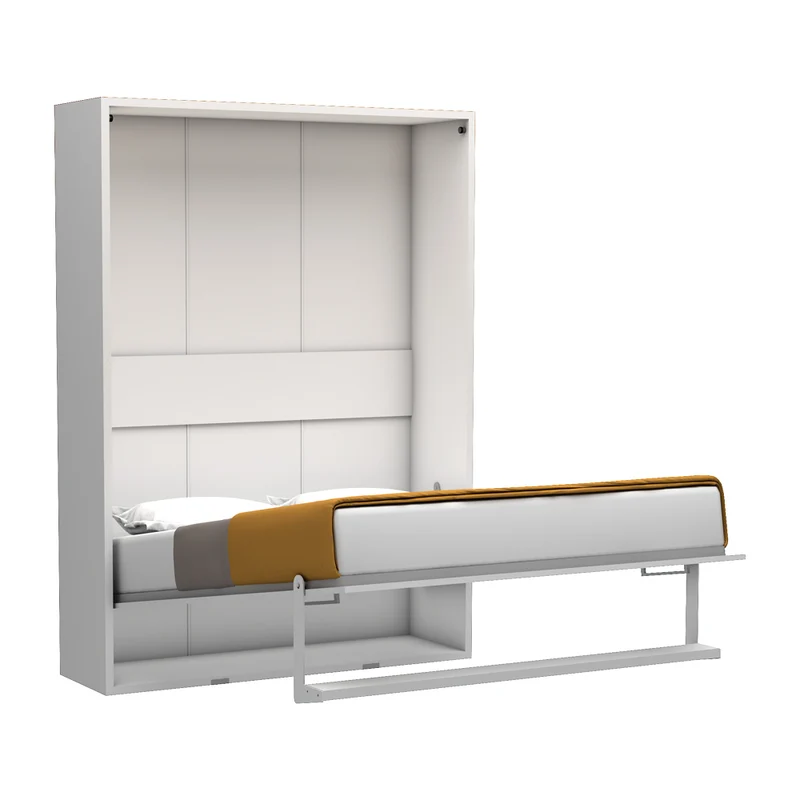 Letto matrimoniale a scomparsa colore bianco 152x208H cm - Loft