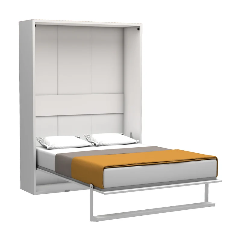 Letto matrimoniale a scomparsa colore bianco 152x208H cm - Loft