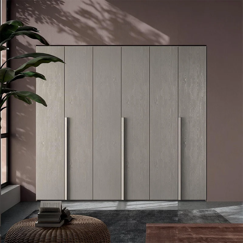 Armadio 6 ante battenti olmo ossido 276x250H cm - Coco