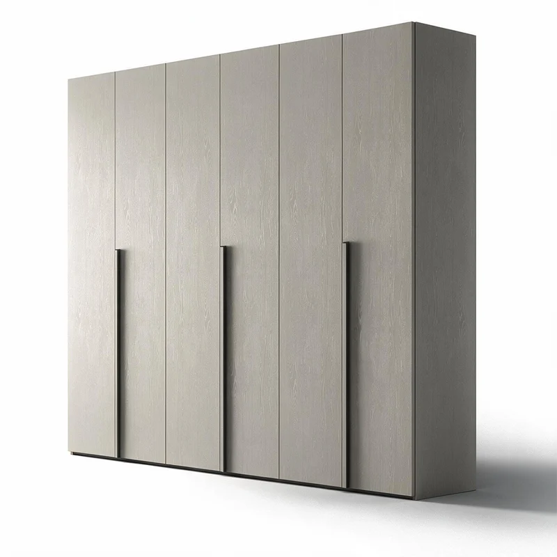 Armadio 6 ante battenti olmo ossido 276x250H cm - Coco
