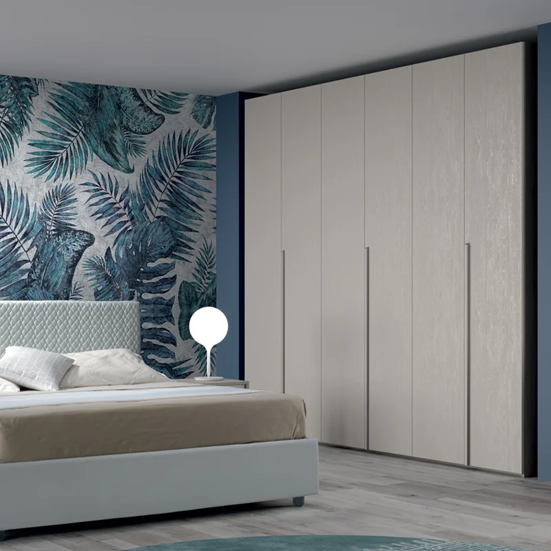 Armadio 6 ante battenti olmo ossido 276x250H cm - Coco