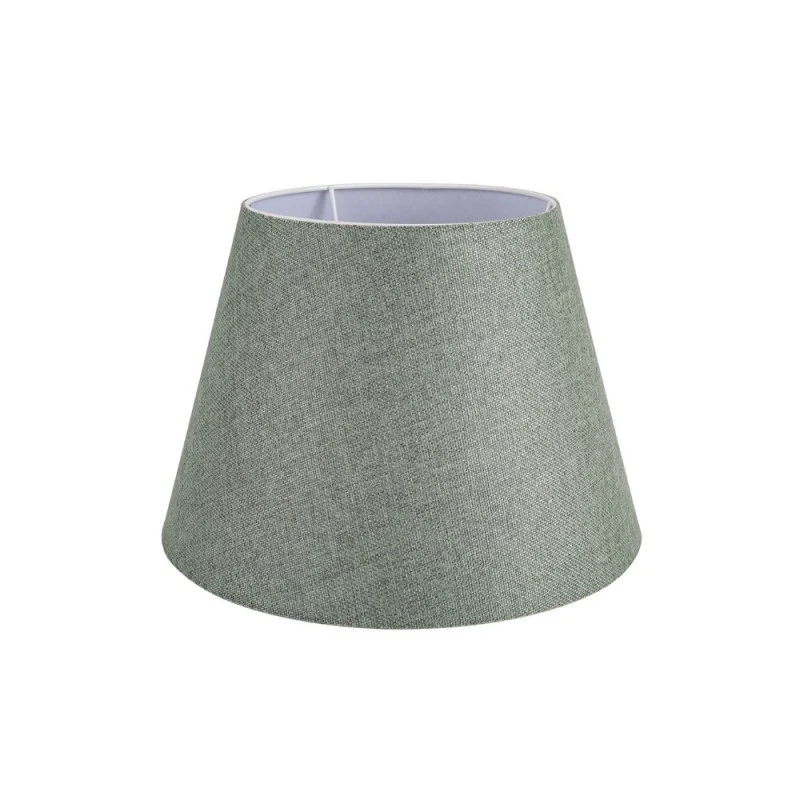 Lampada da tavolo base bianca e paralume tessuto verde - LAGUNAH272638