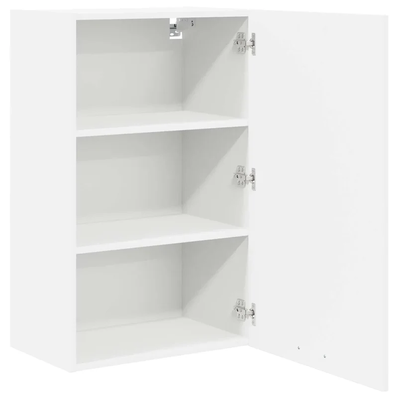 Armoire suspendue moderne avec grand espace de rangement 50 x 31 x 80 cm en bois d'ingénierie blanc 02_0053305