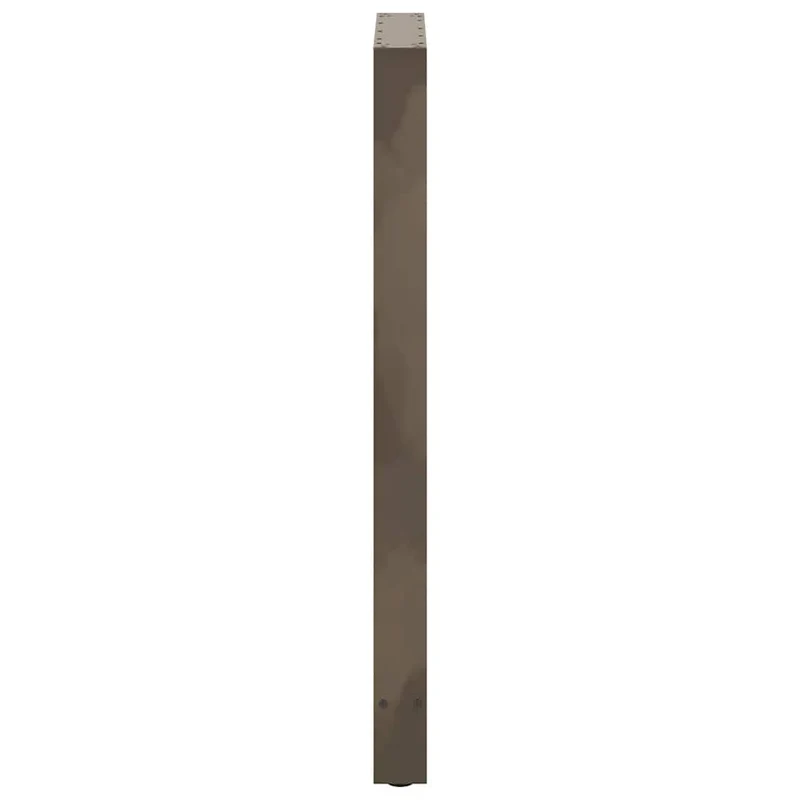 Lot de 2 pieds de table de bar en acier thermolaqué 60 x 110 cm robuste avec niveleurs réglables design moderne en acier naturel 02_0057599