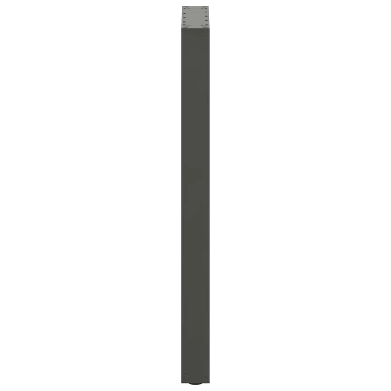 Lot de 2 pieds de table de bar en U 50 x 101 cm avec niveleurs réglables design moderne en acier anthracite 02_0057474