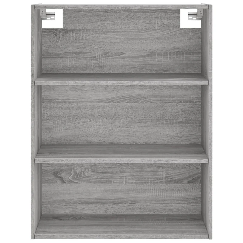 Buffet bahut commode armoire meuble de rangement organisateur cuisine salle de séjour salon haut sonoma 69,5 x 34 x 180 cm bois d'ingénierie gris 02_0035601