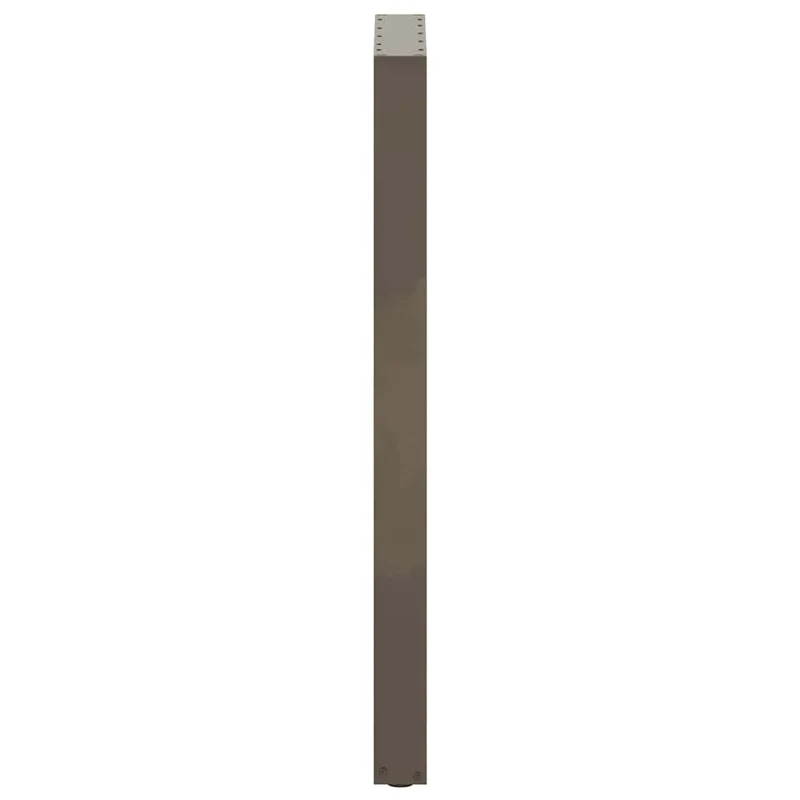 Lot de 2 pieds de table de bar en forme de U 50 x 110 cm solides esthétiques modernes en acier naturel 02_0057487
