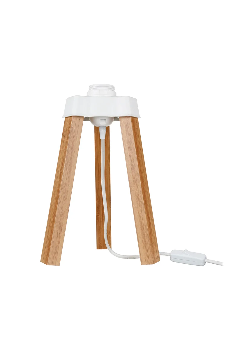 Lampada da tavolo treppiede legno color rovere - Piko MDL4767