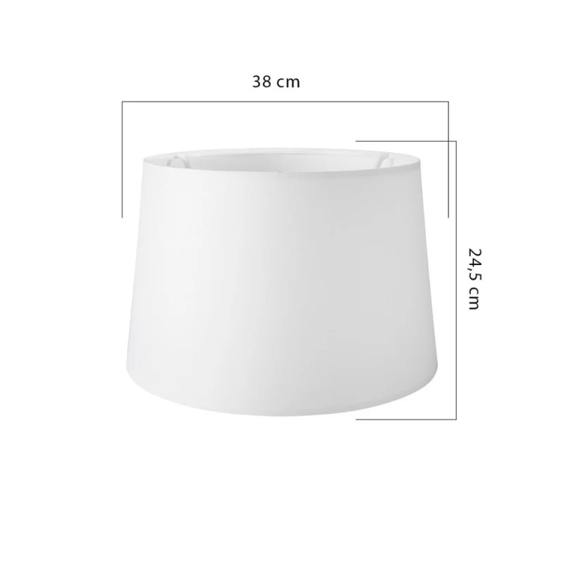 Paralume in tessuto colore rosa - Deco MDL3012