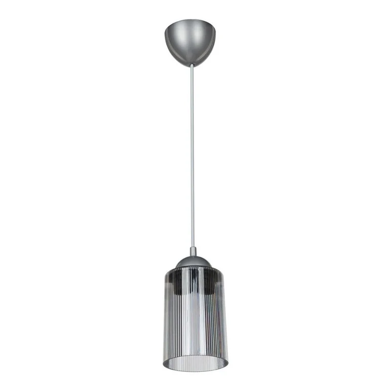 Lampada da soffitto con paralume cilindrico in plastica fumè - Optical ASZ1027