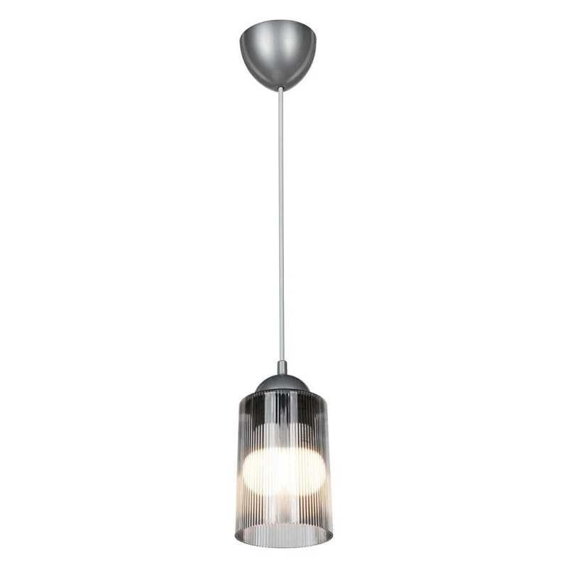 Lampada da soffitto con paralume cilindrico in plastica fumè - Optical ASZ1027