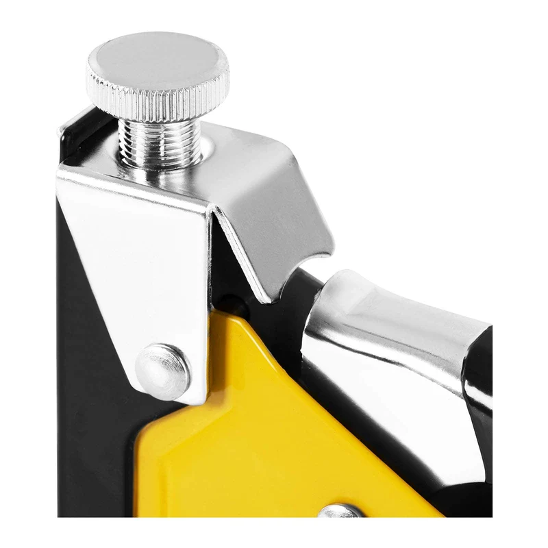 Agrafeuse manuelle bricolage plate bois tissus (pour agrafes de 4 - 14 mm, acier, plastique (pa), réglage de la force de frappe) 14_0007271