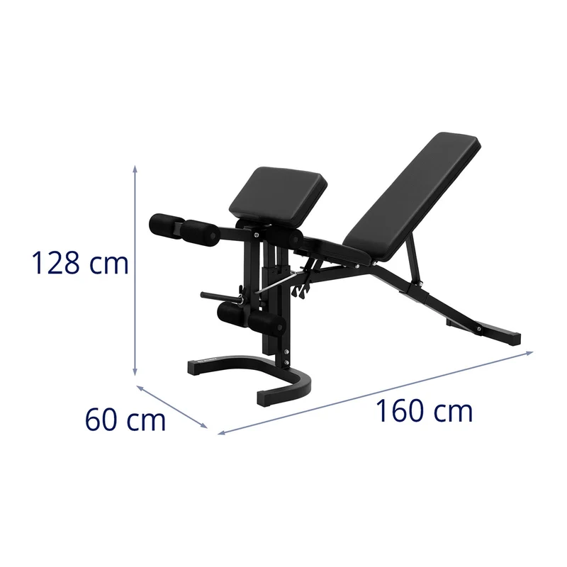 Banc de musculation jusqu'à 100 kg réglable inclinaison 90 - 180° banc musculation banc d'entraînement 14_0007978