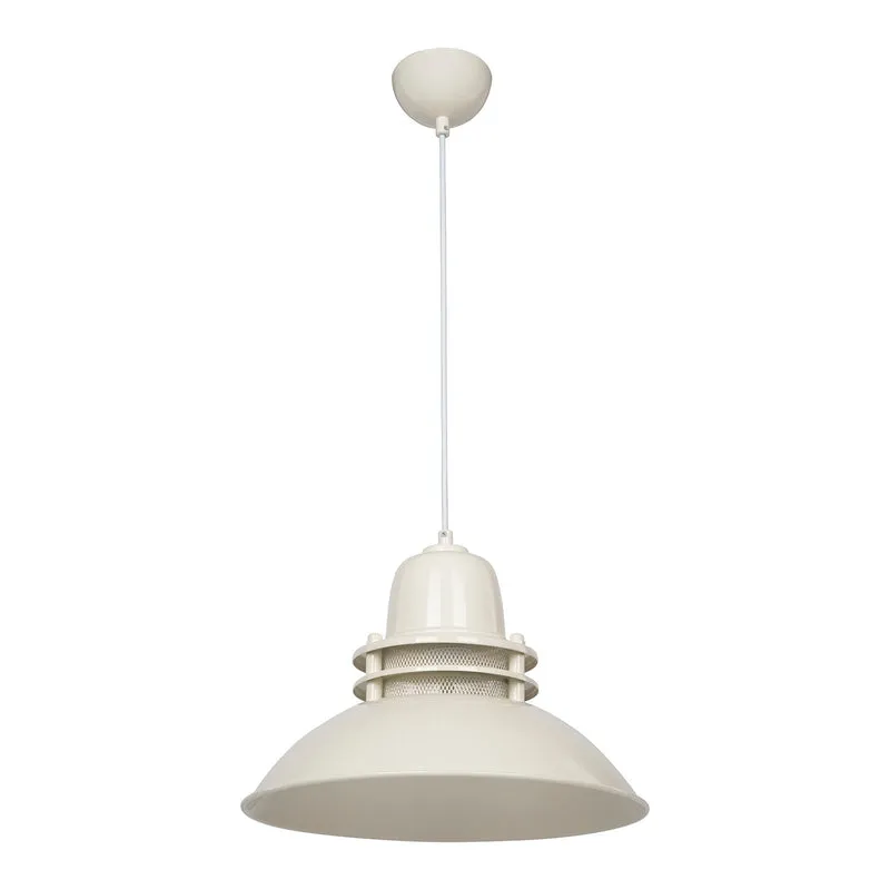 Lampada a sospensione stile industriale color crema - Tibet ASZ0870