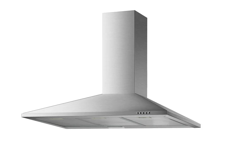 Cappa a piramide 90 cm colore inox - Samet Eolo90CH
