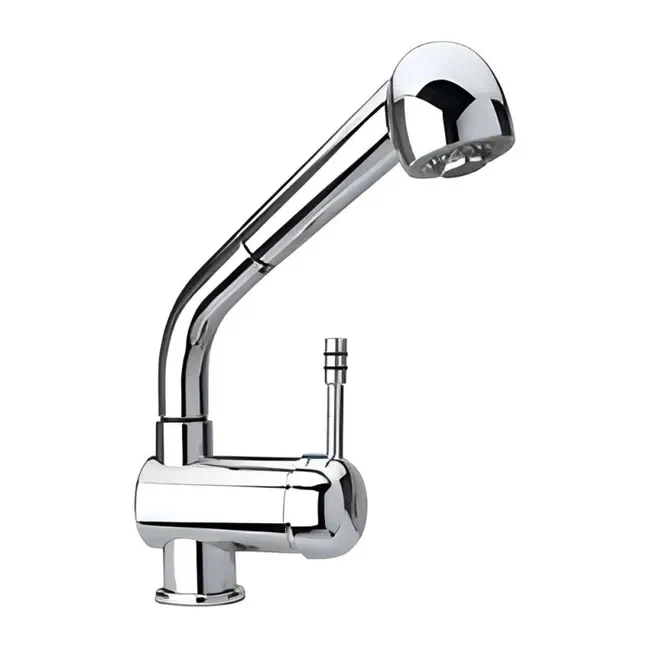 Miscelatore da cucina cromato con doccetta estraibile - Paini 64CR566