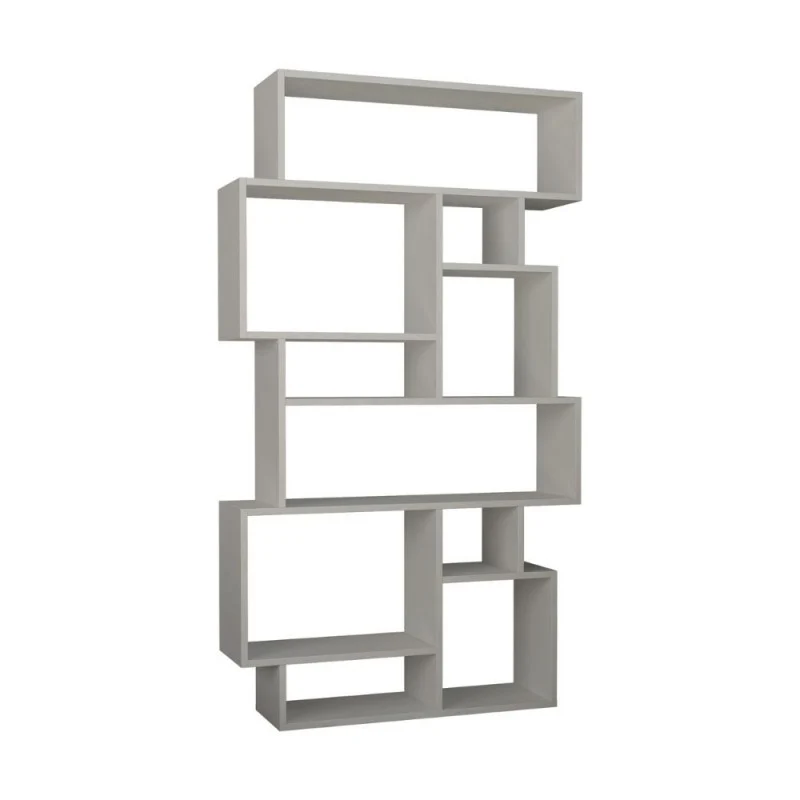 Libreria orizzontale bifacciale bianca 96x168,5H cm - Karmato