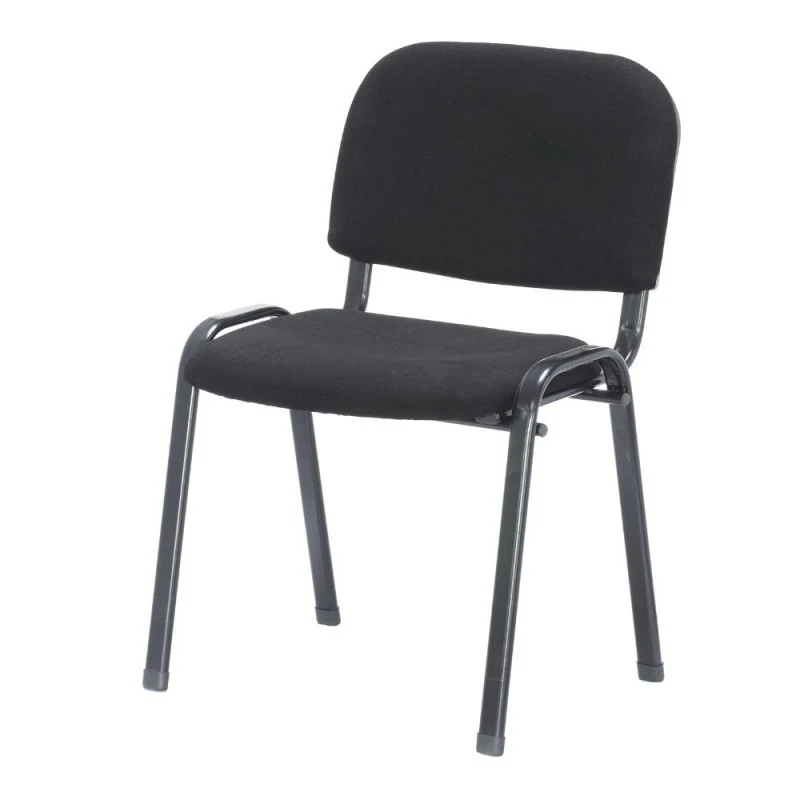 Sedia per ufficio sale d'attesa e conferenza colore nera - HI01NEW