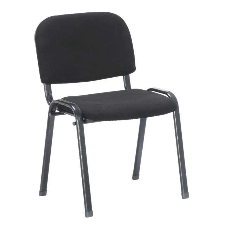 Sedia per ufficio sale d'attesa e conferenza colore nera - HI01NEW