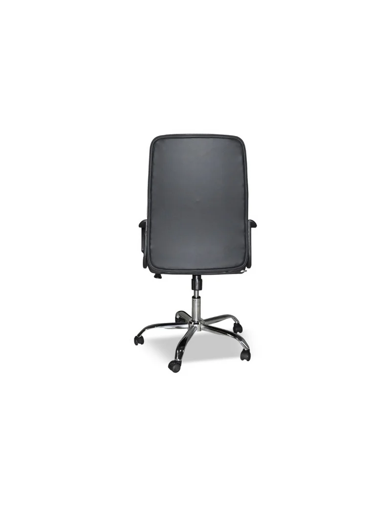 Poltrona da ufficio rivestimento tessuto color nero con ruote - CR106H