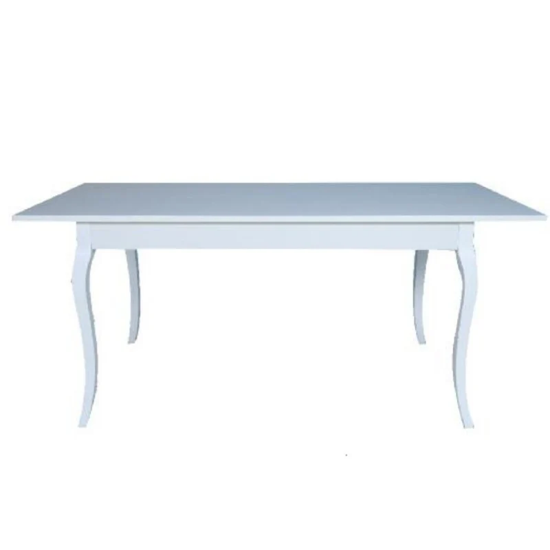Tavolo rettangolare allungabile bianco frassinato 140 cm - Liberty