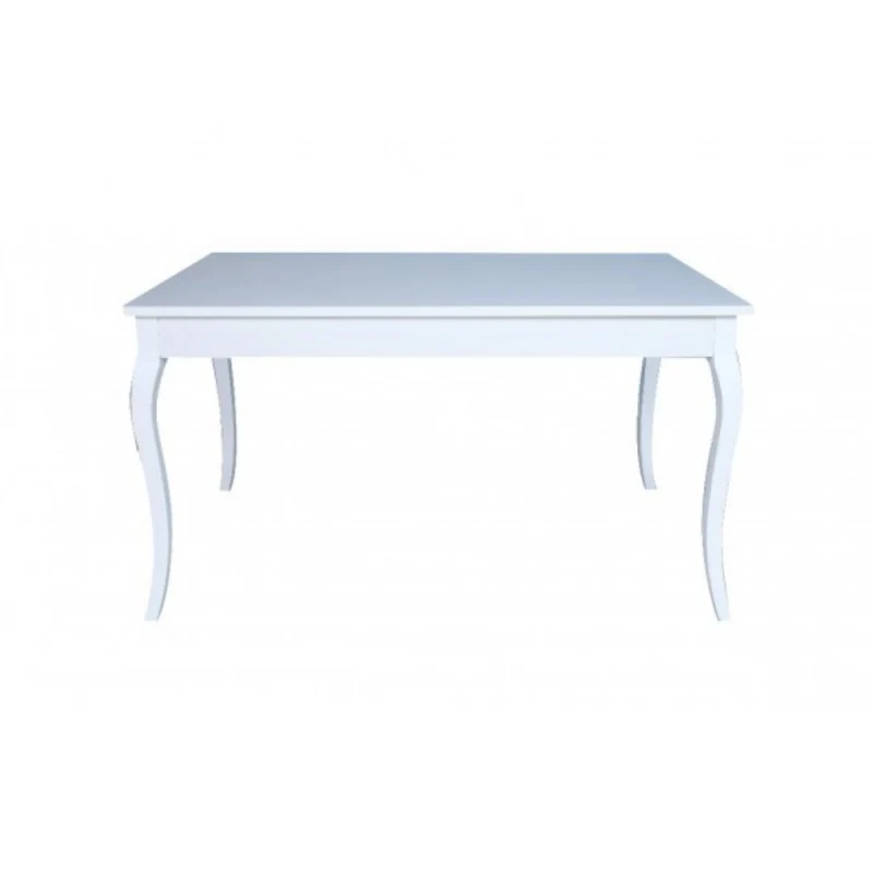 Tavolo rettangolare allungabile bianco frassinato 140 cm - Liberty