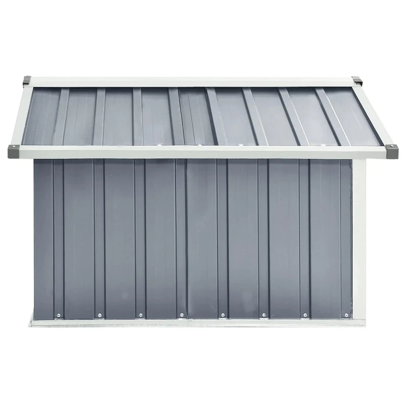Abri pour robot de jardin 92 x 97 x 63 cm acier galvanisé gris 02_0022392