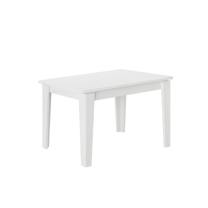 Tavolo moderno allungabile bianco larice 120x80 - Megaron