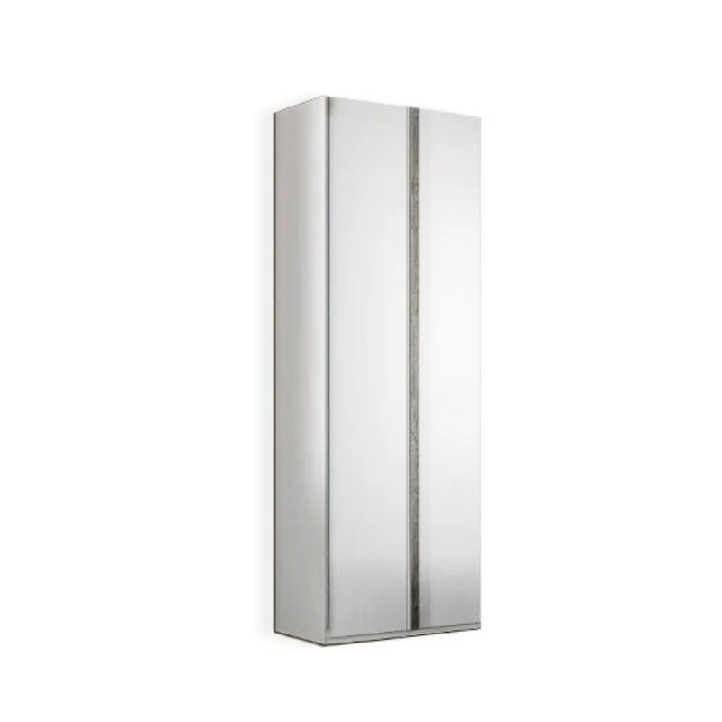 Armadio con 2 ante colore bianco frassinato 87x236H cm - Ettore