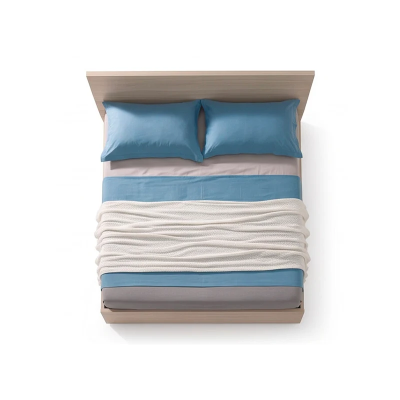Letto matrimoniale contenitore in legno colore olmo - Manitoba
