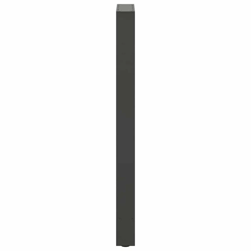 Lot de 2 pieds de table de bar réglables design moderne 40 x 100-101 cm en acier anthracite 02_0057578